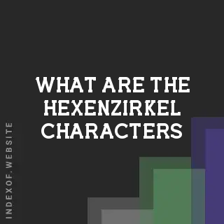 What are the Hexenzirkel characters? Banners