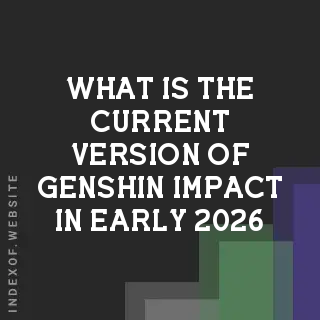 What is the current version of Genshin Impact in early 2026? Banners