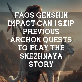 Genshin Impact FAQs Banner
