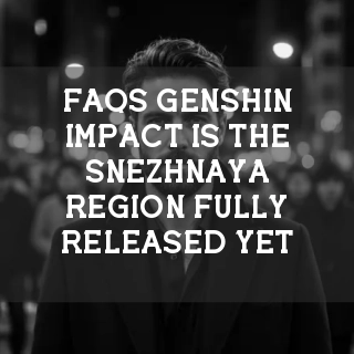 Genshin Impact FAQs Banner